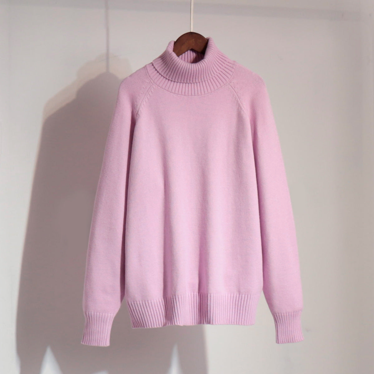 Women's Fine Knit High-Neck Pullover