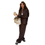 Women's Lightweight Linen Loungewear Suit
