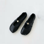 Women's Ballet Flats with Bow Accent