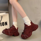 Women's Comfortable Chunky Sneakers with Breathable Upper