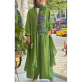 Women's Casual and Elegant Two-Piece Set with Throw