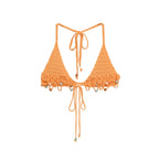 Women's Mesh Mini Skirt with Tassels