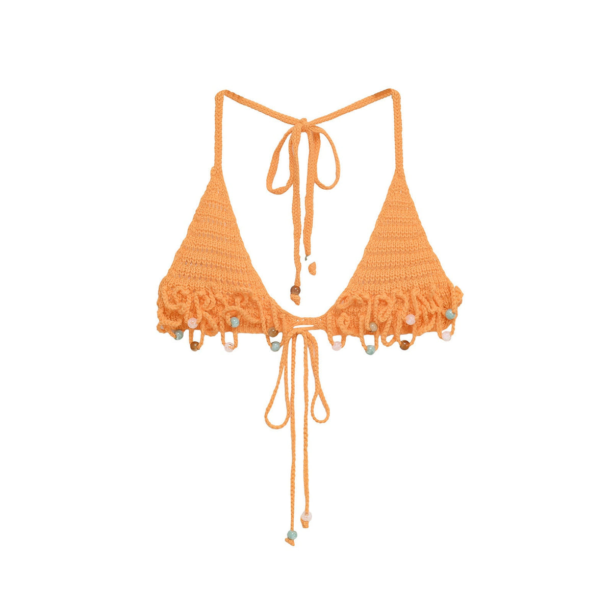 Women's Mesh Mini Skirt with Tassels