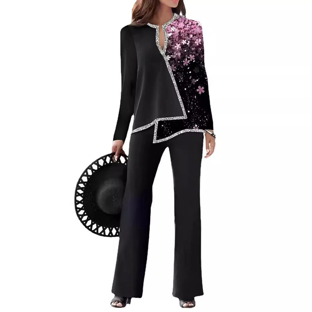 Elegant Statement Jacket with Asymmetric Cut and Sparkling Details