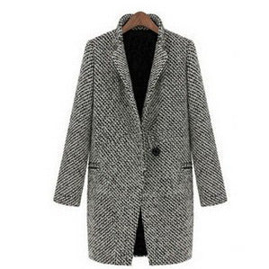 Women's Elegant Patterned Textured Blazer