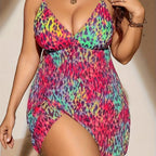 Women's Swimwear with Playful Leopard Print