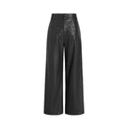 Women's Elegant Faux Leather Culottes