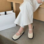 Women's Ballet Flats with Buckle Detail