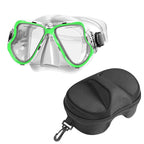Diving mask with wide field of vision