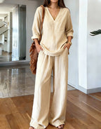 Comfortable Women's Pants with Relaxed Fit and Pockets
