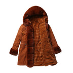 Elegant Parka with Faux Fur Trim