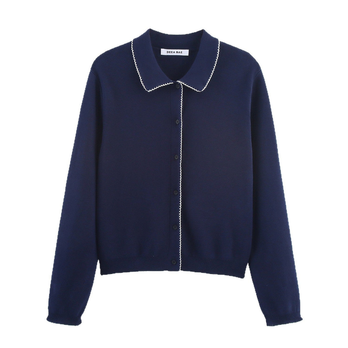 Women's Casual Fashionable Collared Cardigan