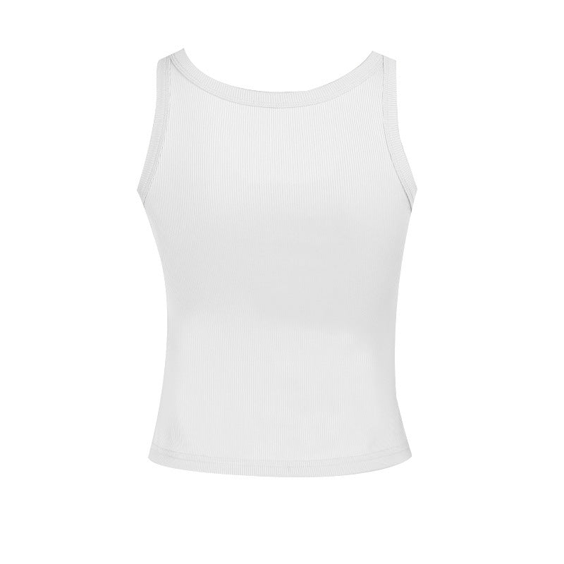 Women's Sleeveless Button-Up Top