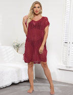 Women's Elegant Crochet Beach Cover-Up