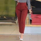 Women's High-Waisted Slimming Trousers