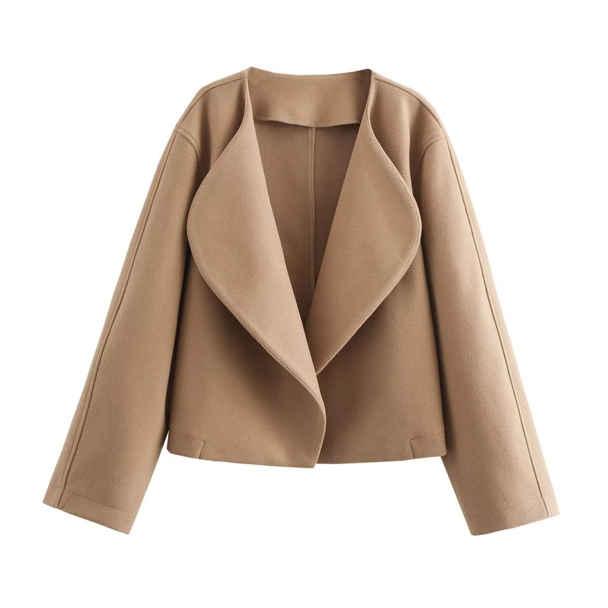 Women's Elegant Oversized Blazer with Chic Lapel