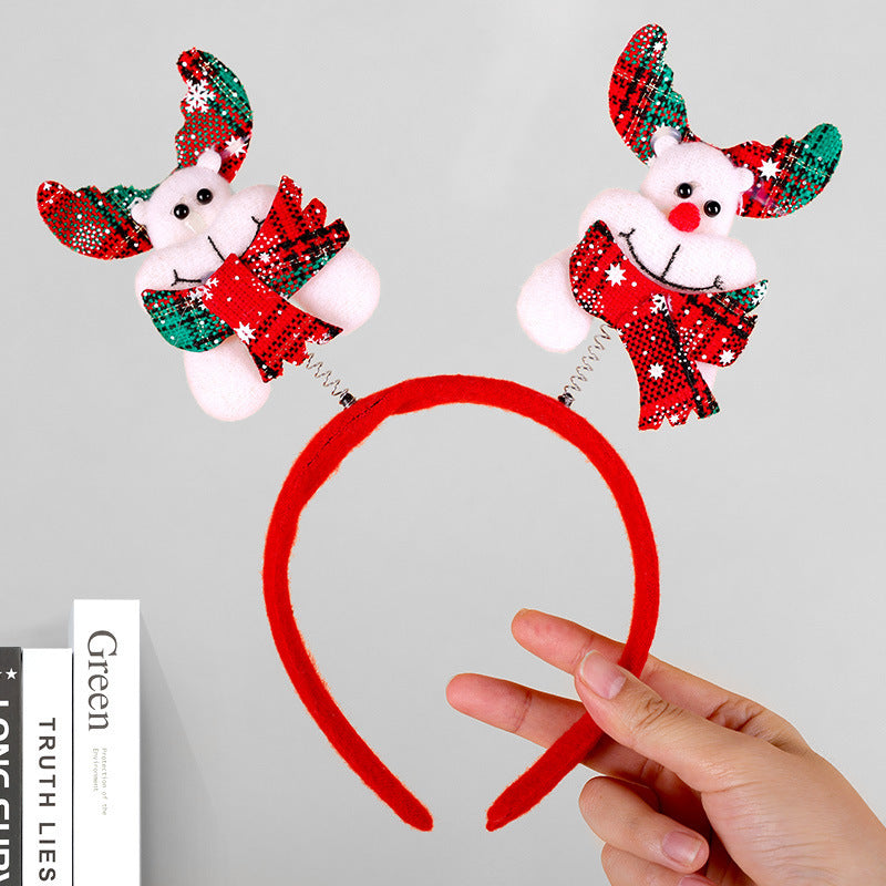 Festive Reindeer Antler Headband