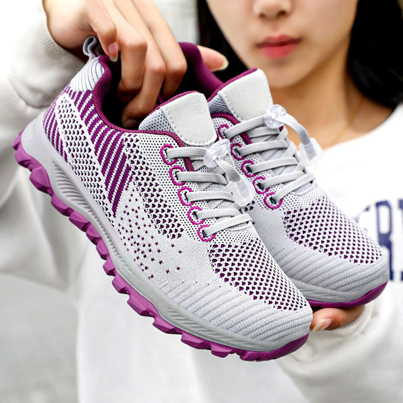 Women's Breathable Running Shoes with Non-Slip Sole and Flexible Upper