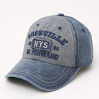 Men's Vintage-Inspired Distressed Baseball Cap