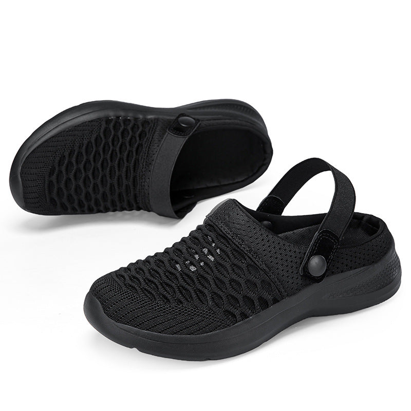 Women's Breathable Casual Clogs with Practical Heel Strap