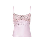 Sparkling Mini Skirt with Sequins and Fringe
