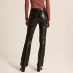 Women's Straight-Leg Faux Leather Pants