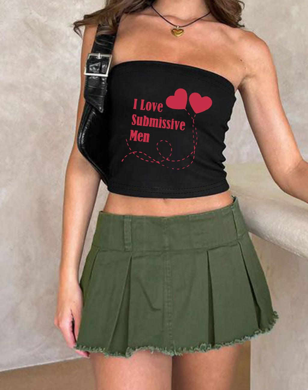 Women's Bandeau Top with Maritime Motif