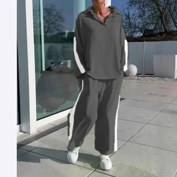 Women's Fashionable Leisure Suit with Sporty Cut