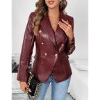 Elegant Oversized Double-Breasted Blazer