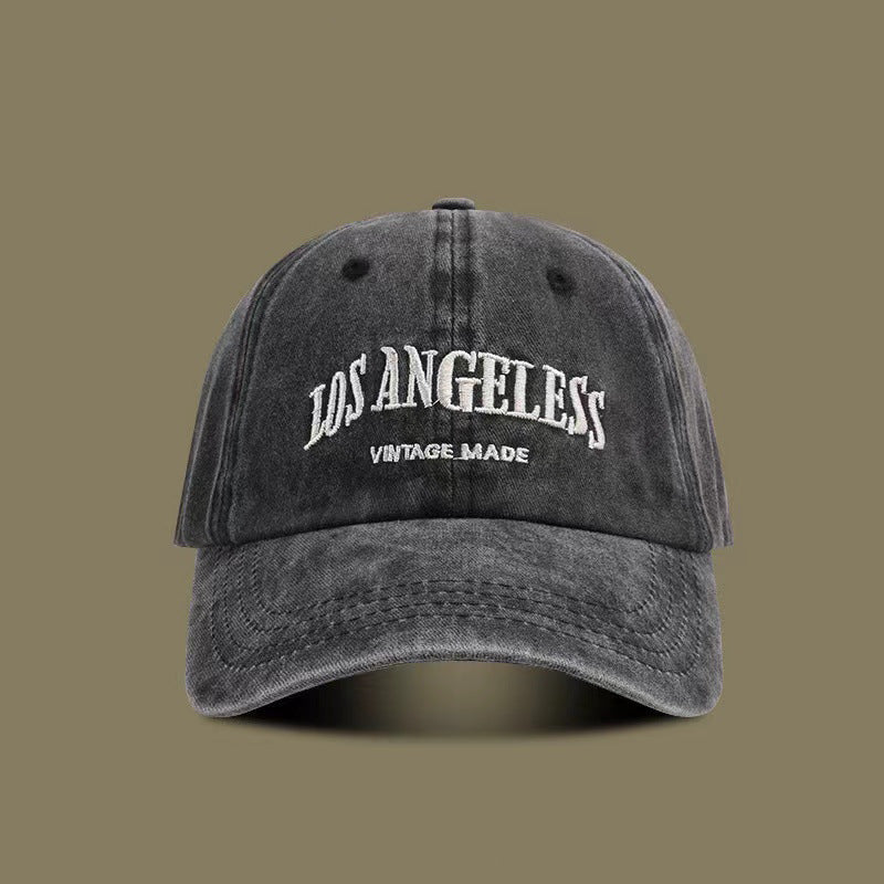 Men's Vintage-Inspired Distressed Baseball Cap