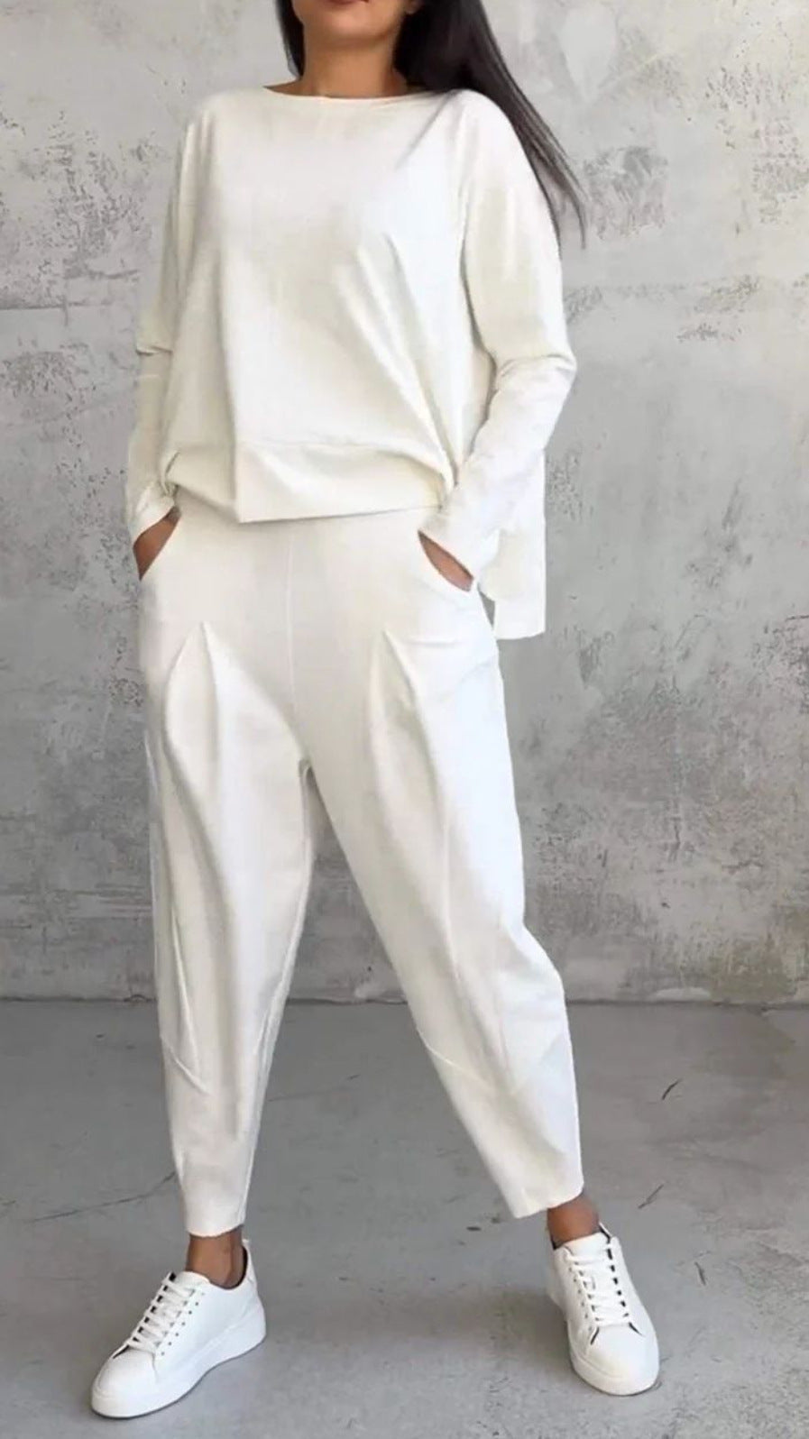 Casual Two-Piece Sweat Suit