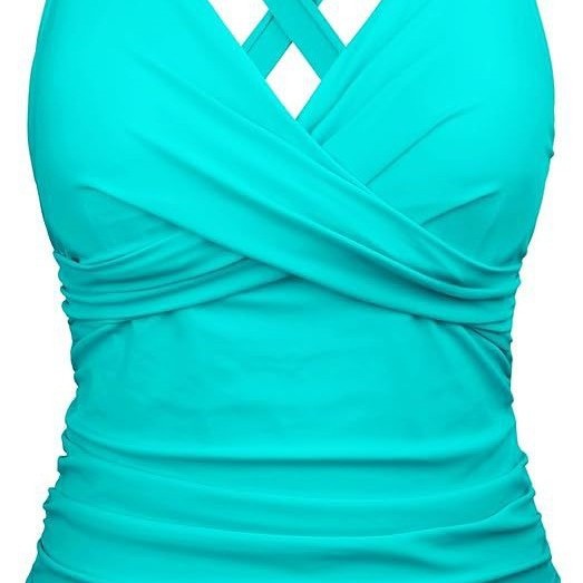 Women's Swimsuit with Wrap Cut and Figure-Flattering Design