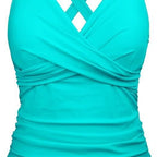 Women's Swimsuit with Wrap Cut and Figure-Flattering Design