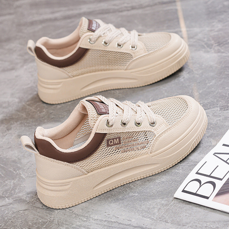 Women's Breathable Casual Sneakers with Mesh Details