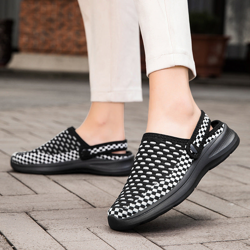 Women's Breathable Clogs with Adjustable Strap
