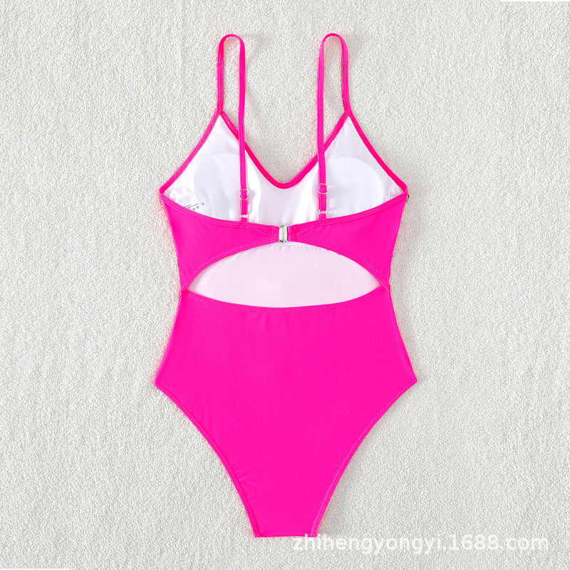 Women's Swimsuit with Colorful Fringe Design