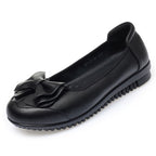 Women's Ballet Flats with Decorative Bow Detail and Comfortable Footbed