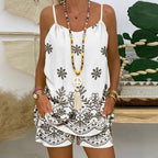 Women's Airy Blouse and Shorts Set