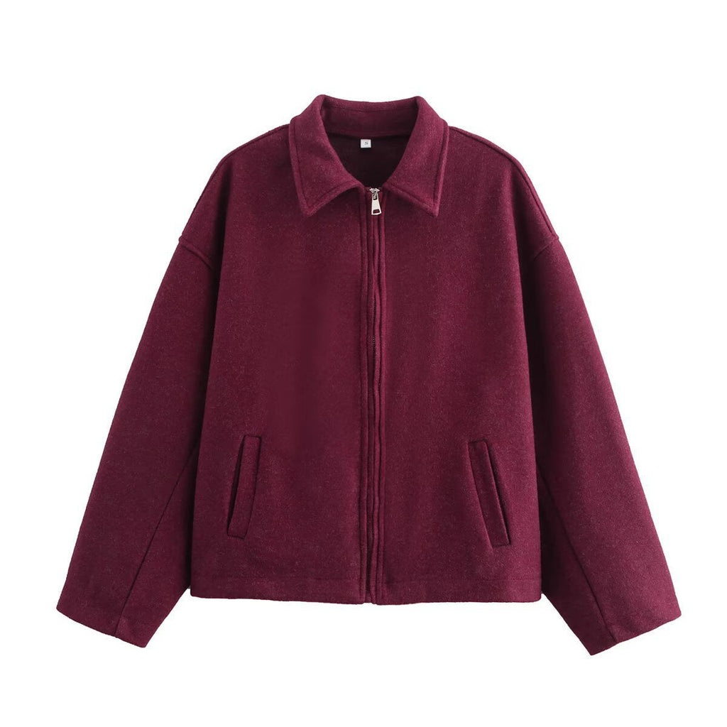 Women's Elegant Soft Material Oversized Short Jacket