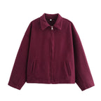 Women's Elegant Soft Material Oversized Short Jacket