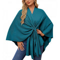 Women's Fashionable Wrap Coat with Trendy Design
