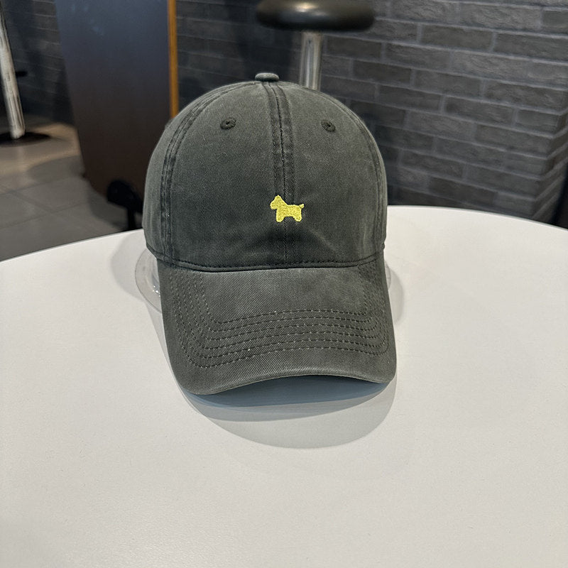 Men's Casual Embroidered Cotton Cap