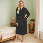 Women's Bathrobe in Soft, Breathable Material