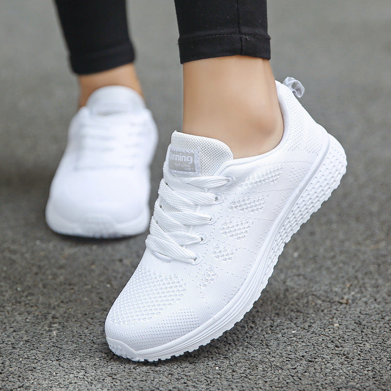 Breathable Women's Athletic Sneakers with Flexible Upper and Non-Slip Sole