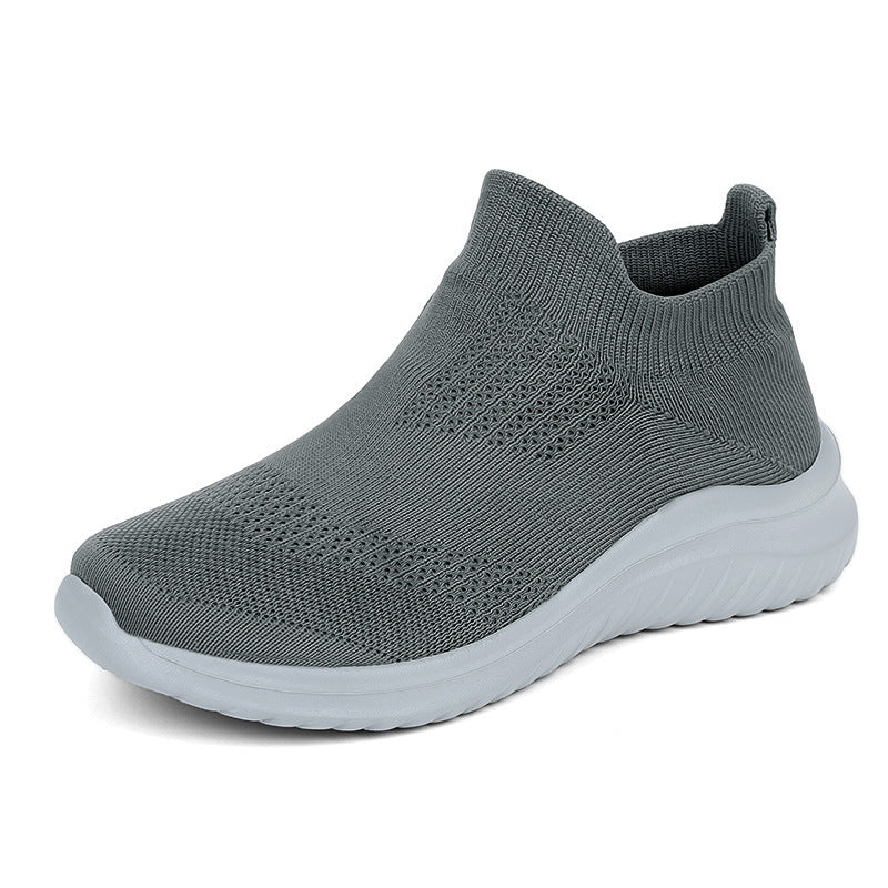 Women's Breathable Slip-On Sneakers with Elastic Upper