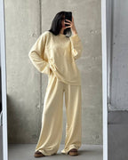 Women's Oversized Lounge Set with Palazzo Pants