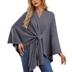 Women's Fashionable Wrap Coat with Trendy Design