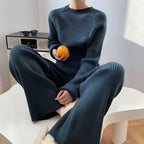 Women's Cozy Ribbed Knit Set