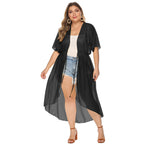 Women's Elegant Sheer Beach Kimono