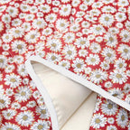 Women's Floral Jacket with Pockets and Elegant Collar
